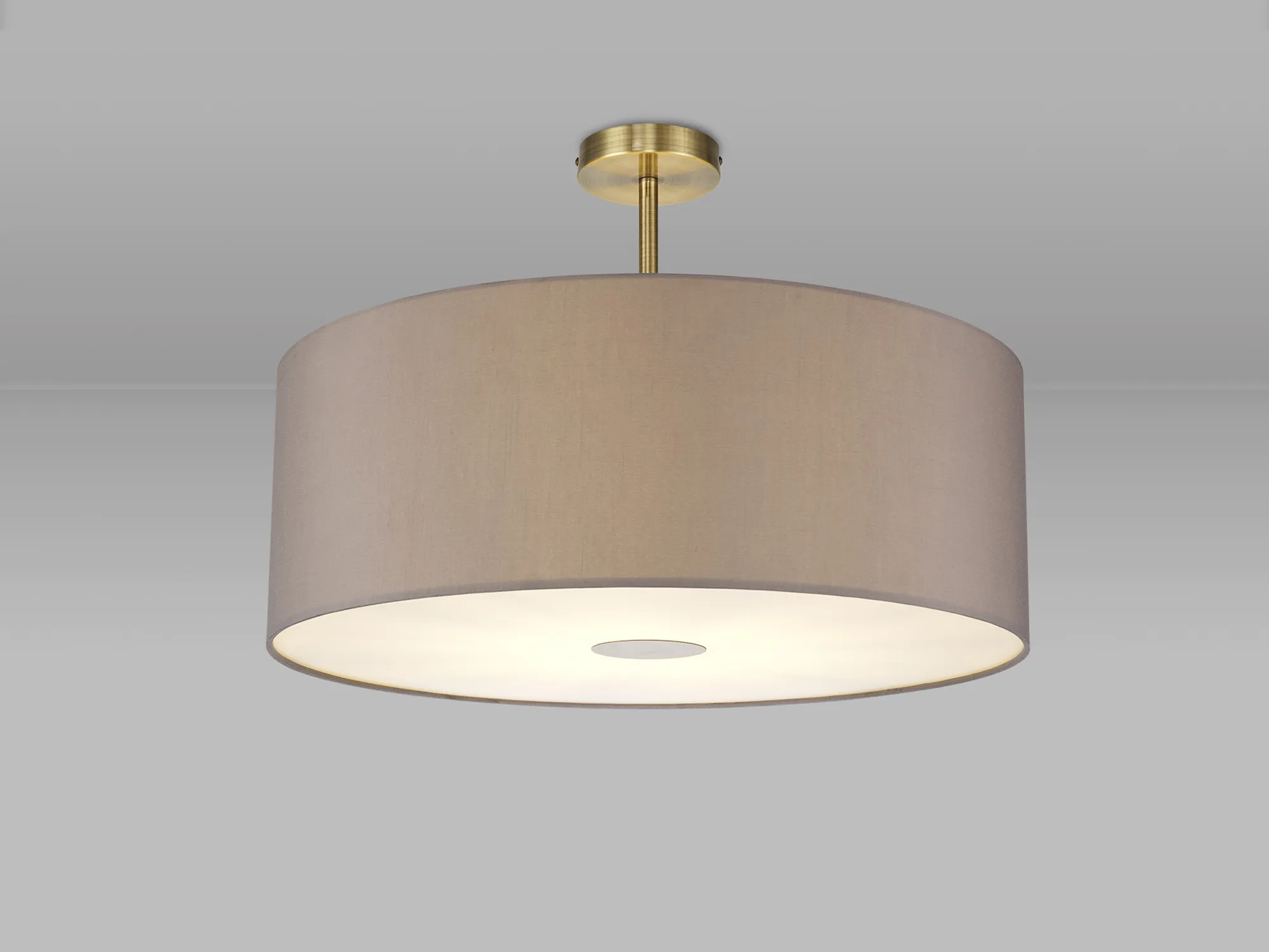Baymont AB GR Ceiling Lights Deco Semi Flush Fittings